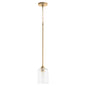 Quorum - 3374-80 - One Light Pendant - Tribute - Aged Brass