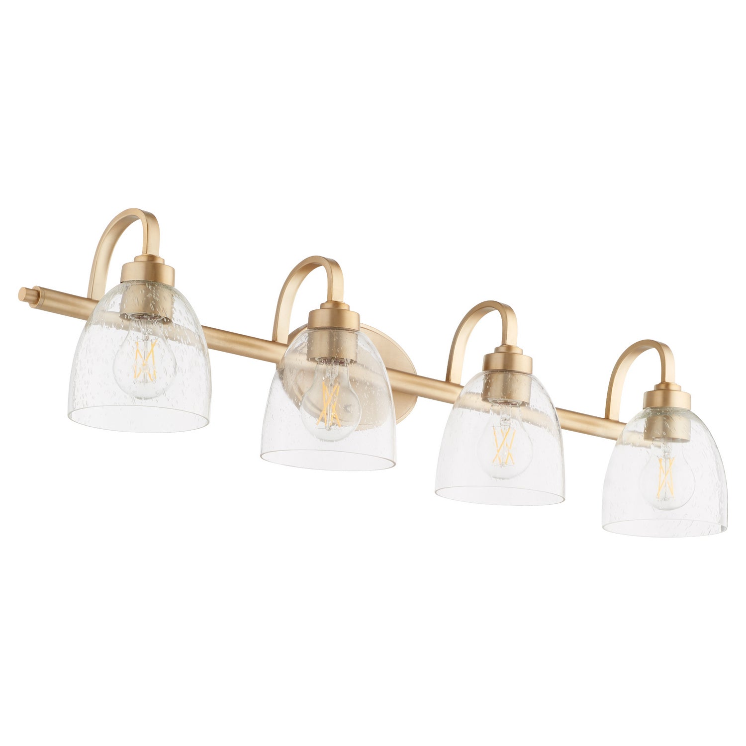 Quorum - 5060-4-280 - Four Light Vanity - Reyes - Aged Brass