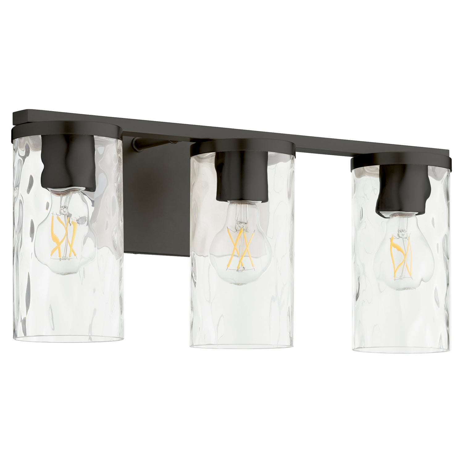 Quorum - 5111-3-59 - Three Light Vanity - Steinway - Matte Black