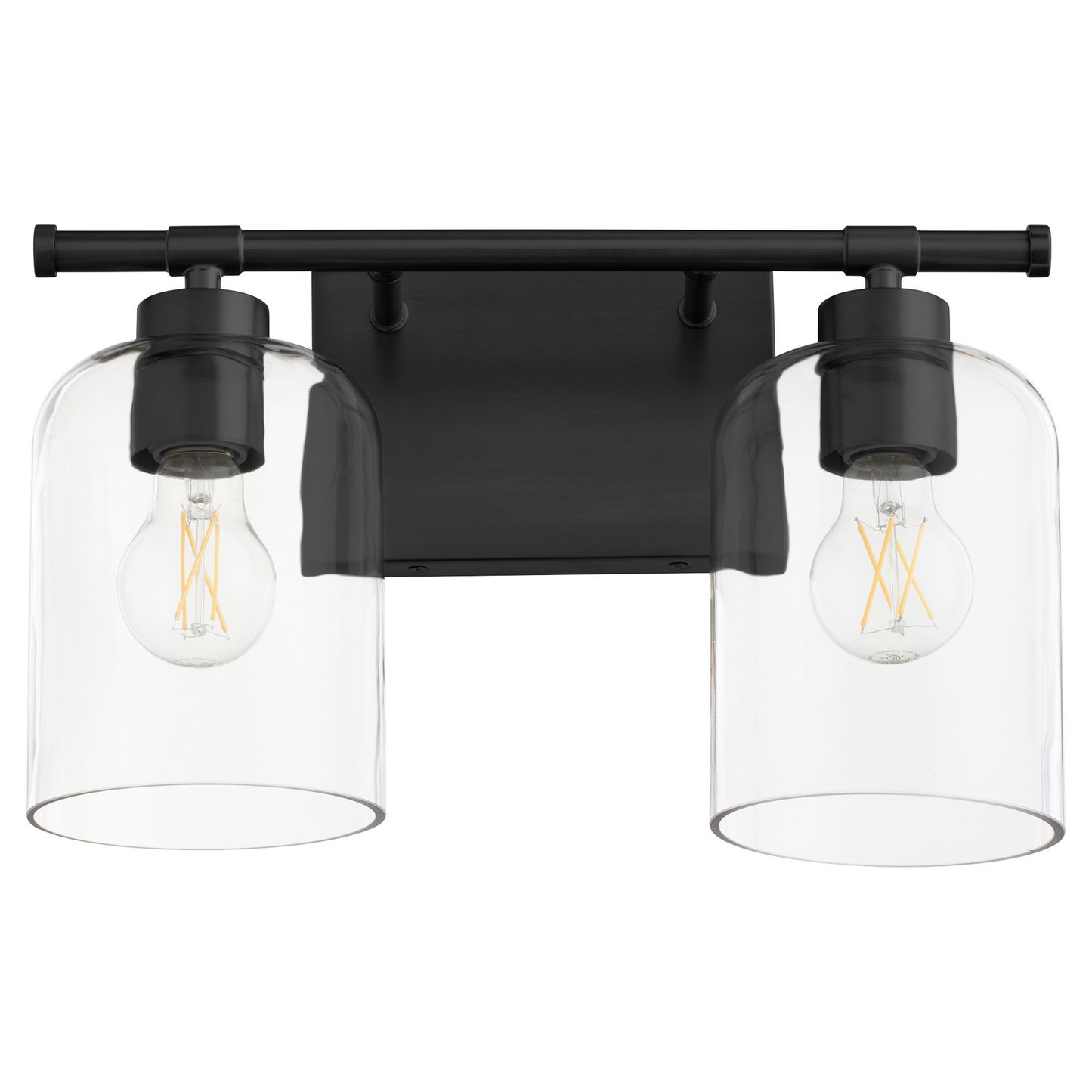 Quorum - 5374-2-59 - Two Light Vanity - Tribute - Matte Black