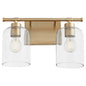 Quorum - 5374-2-80 - Two Light Vanity - Tribute - Aged Brass