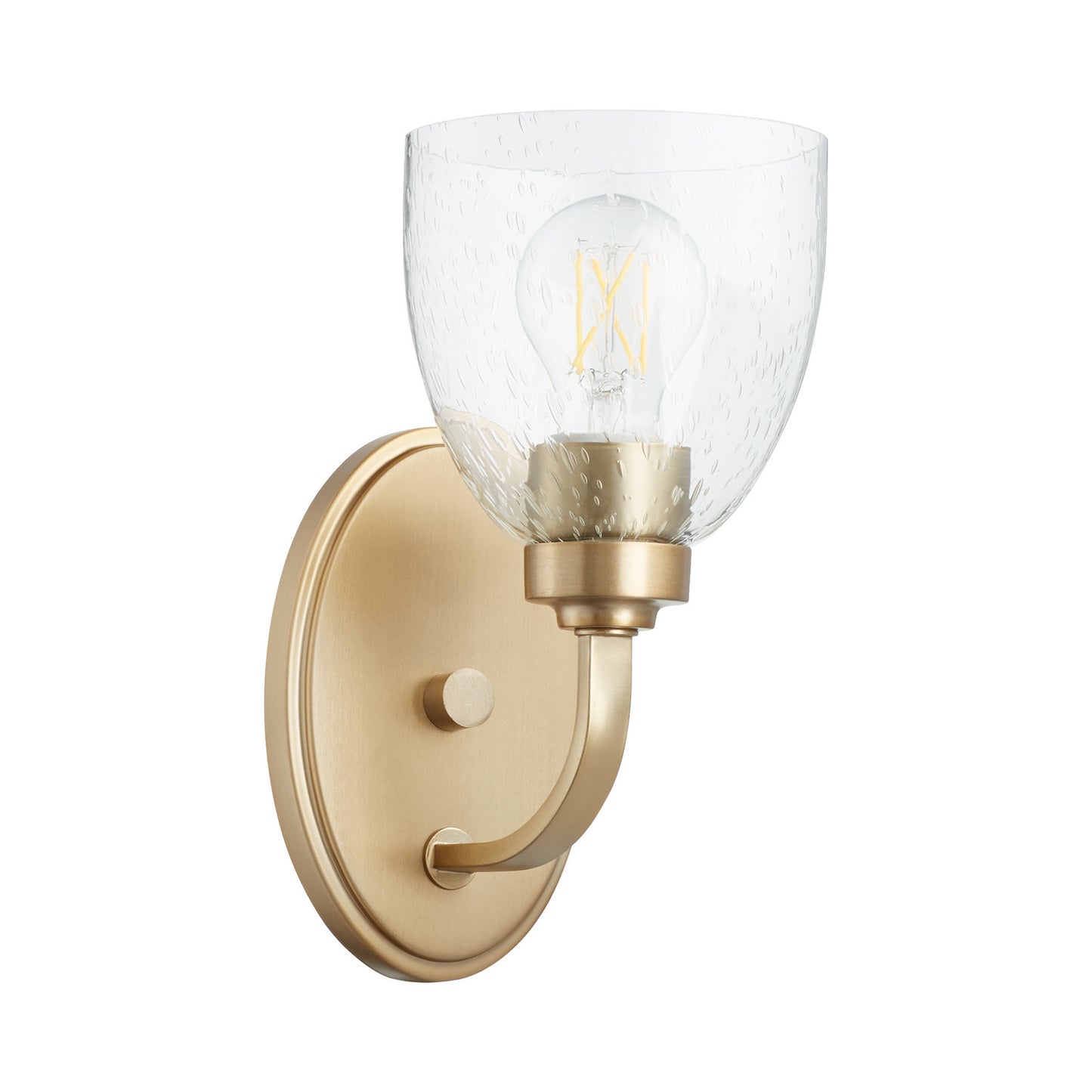 Quorum - 5560-1-280 - One Light Wall Mount - Reyes - Aged Brass