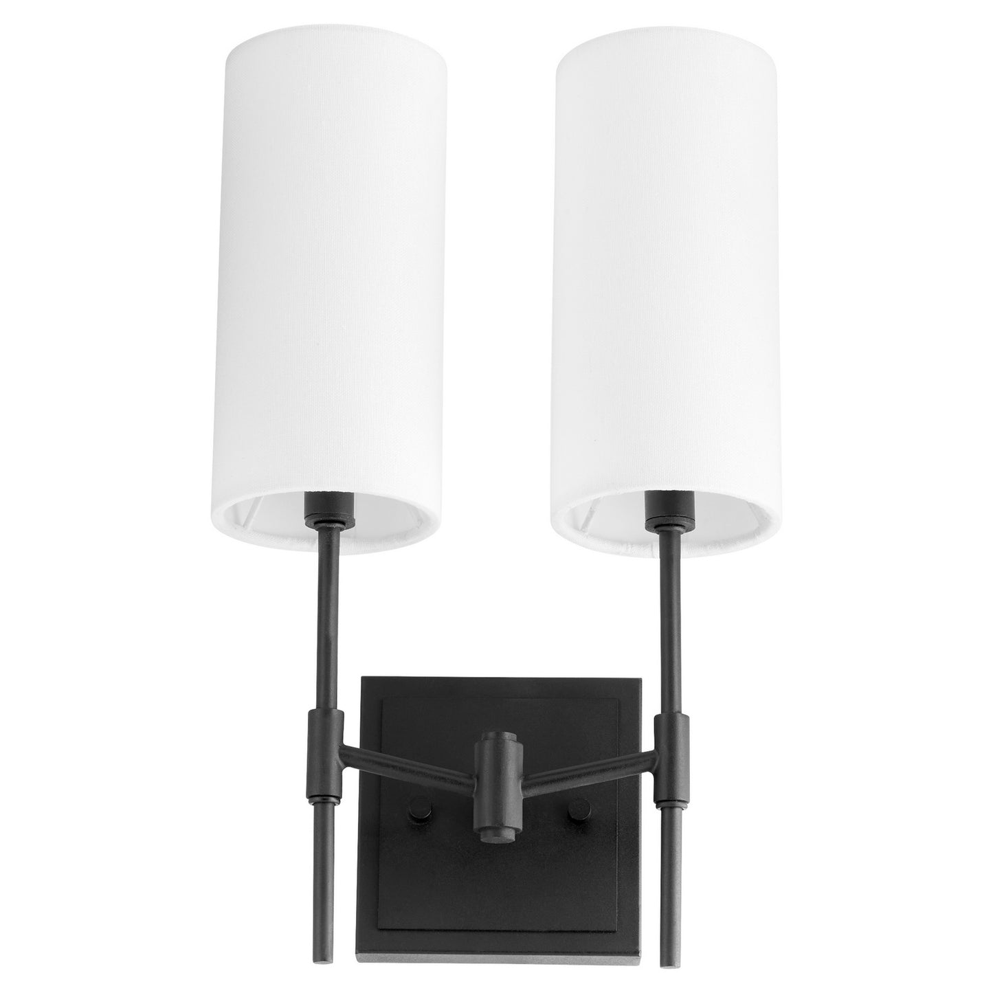 Quorum - 563-2-59 - Two Light Wall Mount - Hamilton - Matte Black