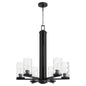 Quorum - 6111-6-59 - Six Light Chandelier - Steinway - Matte Black