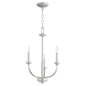 Quorum - 6160-3-64 - Three Light Chandelier - Reyes - Classic Nickel