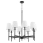 Quorum - 624-8-59 - Eight Light Chandelier - Belshaw - Matte Black