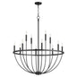 Quorum - 6374-12-59 - 12 Light Chandelier - Tribute - Matte Black