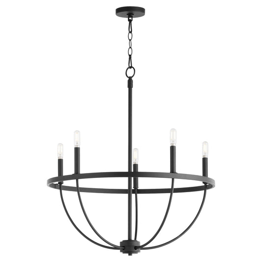 Quorum - 6374-5-59 - Five Light Chandelier - Tribute - Matte Black