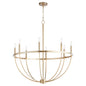 Quorum - 6374-8-80 - Eight Light Chandelier - Tribute - Aged Brass