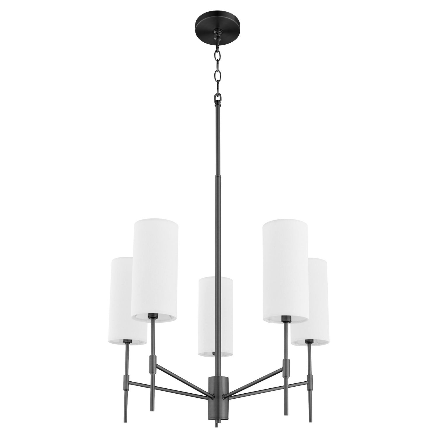 Quorum - 663-5-59 - Five Light Chandelier - Hamilton - Matte Black