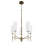 Quorum - 663-5-81 - Five Light Chandelier - Hamilton - Dark Brass