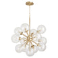 Quorum - 8132-13-80 - 13 Light Pendant - Rovi - Aged Brass