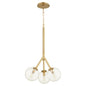 Quorum - 8132-3-80 - Three Light Pendant - Rovi - Aged Brass