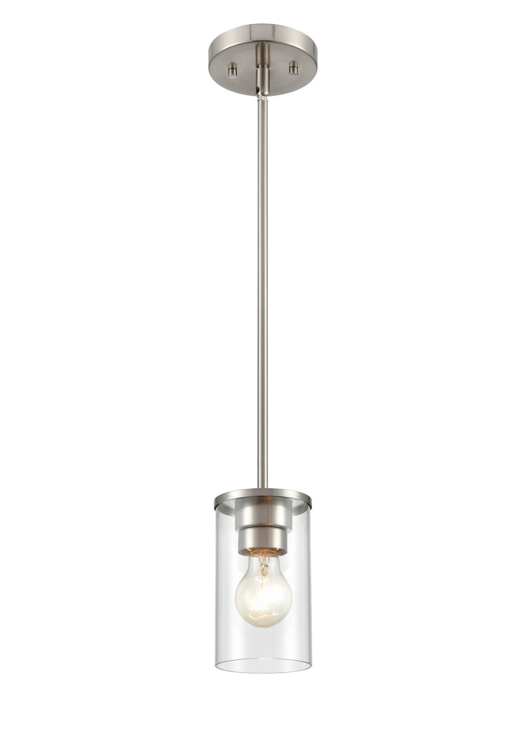 Millennium - 2711-BN - One Light Pendant - Verlana - Brushed Nickel