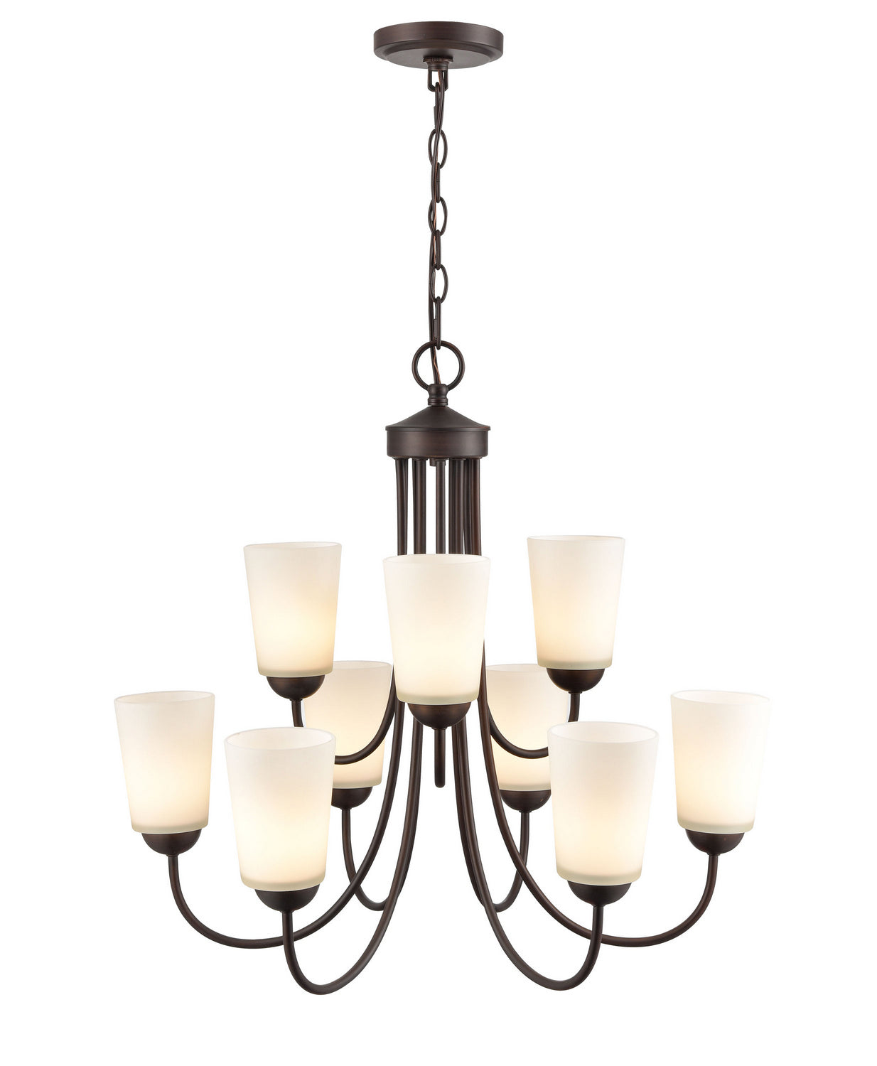 Millennium - 9809-RBZ - Nine Light Chandelier - Ivey Lake - Rubbed Bronze