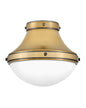Hinkley - 39051HB - LED Flush Mount - Oliver - Heritage Brass