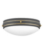 Hinkley - 39053DMG - LED Flush Mount - Oliver - Dark Matte Grey