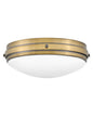 Hinkley - 39053HB - LED Flush Mount - Oliver - Heritage Brass