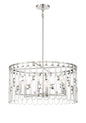 George Kovacs - P5386-613 - Six Light Pendant - Charming - Polished Nickel