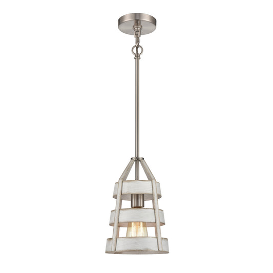 ELK Home - 33555/1 - One Light Mini Pendant - Brigantine - Satin Nickel