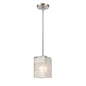 ELK Home - 67865/1 - One Light Mini Pendant - Ice Blocks - Satin Nickel