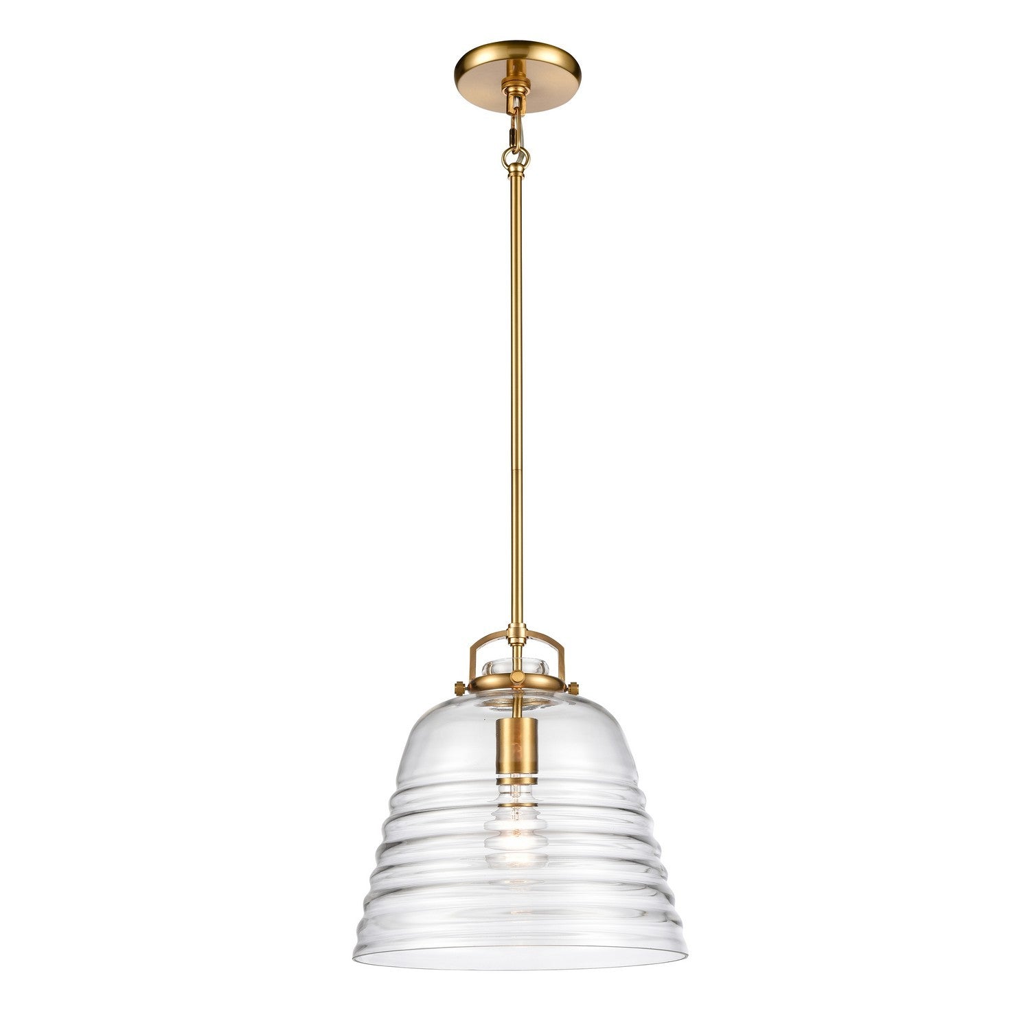 ELK Home - 67886/1 - One Light Pendant - Current - Satin Brass