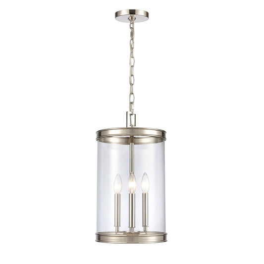 ELK Home - 69765/3 - Three Light Pendant - Mendoza - Polished Nickel