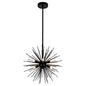 CWI Lighting - 1034P16-6-101 - Six Light Chandelier - Savannah - Black