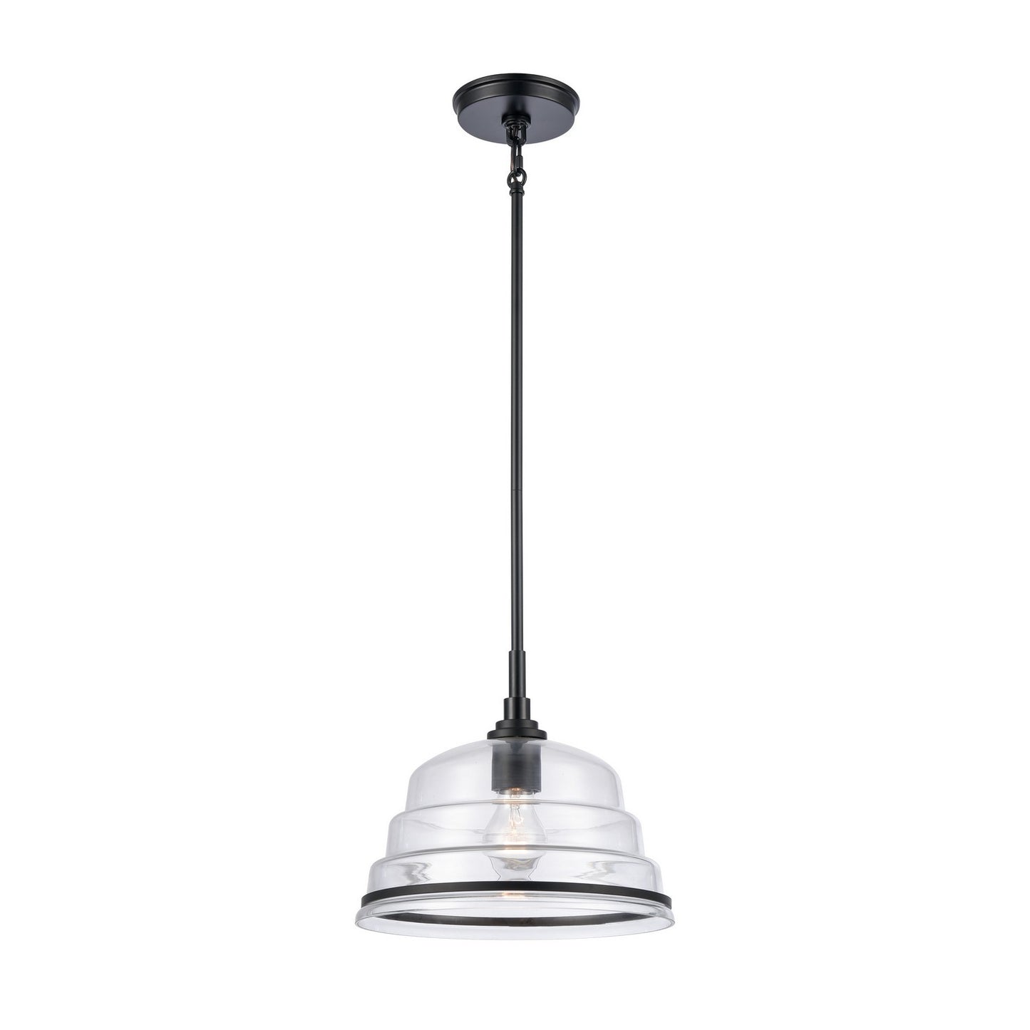 ELK Home - 82165/1 - One Light Pendant - Boyer - Matte Black