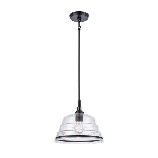 ELK Home - 82165/1 - One Light Pendant - Boyer - Matte Black