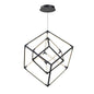 ELK Home - 85145/LED - LED Pendant - Cube Squared - Matte Black