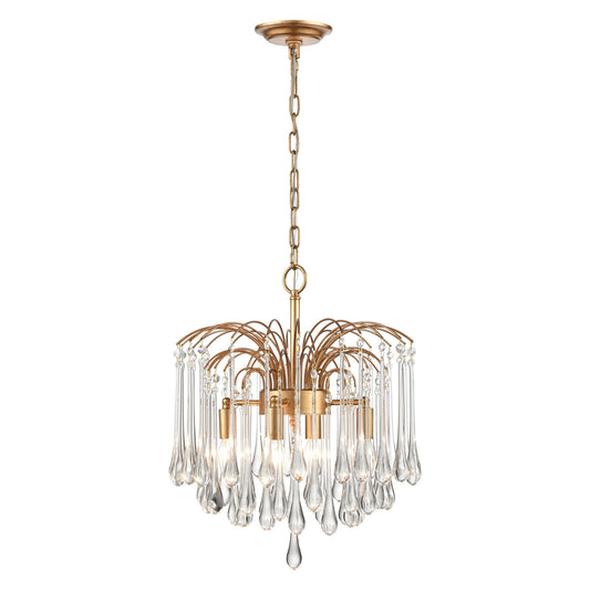 ELK Home - H0018-8568 - Four Light Pendant - Viola Park - Gold Leaf