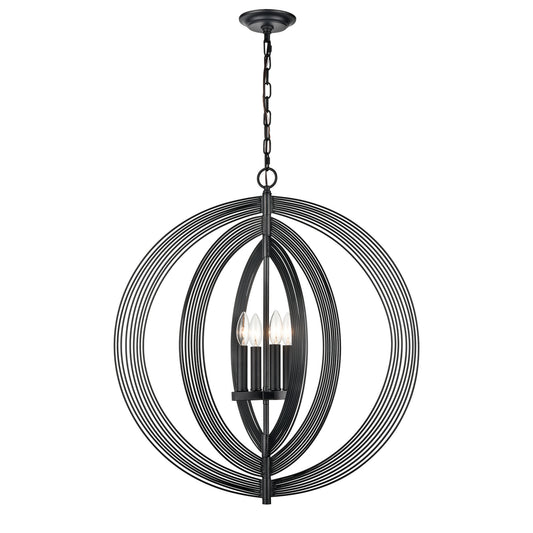 ELK Home - H0019-9622 - Four Light Pendant - Orme - Matte Black