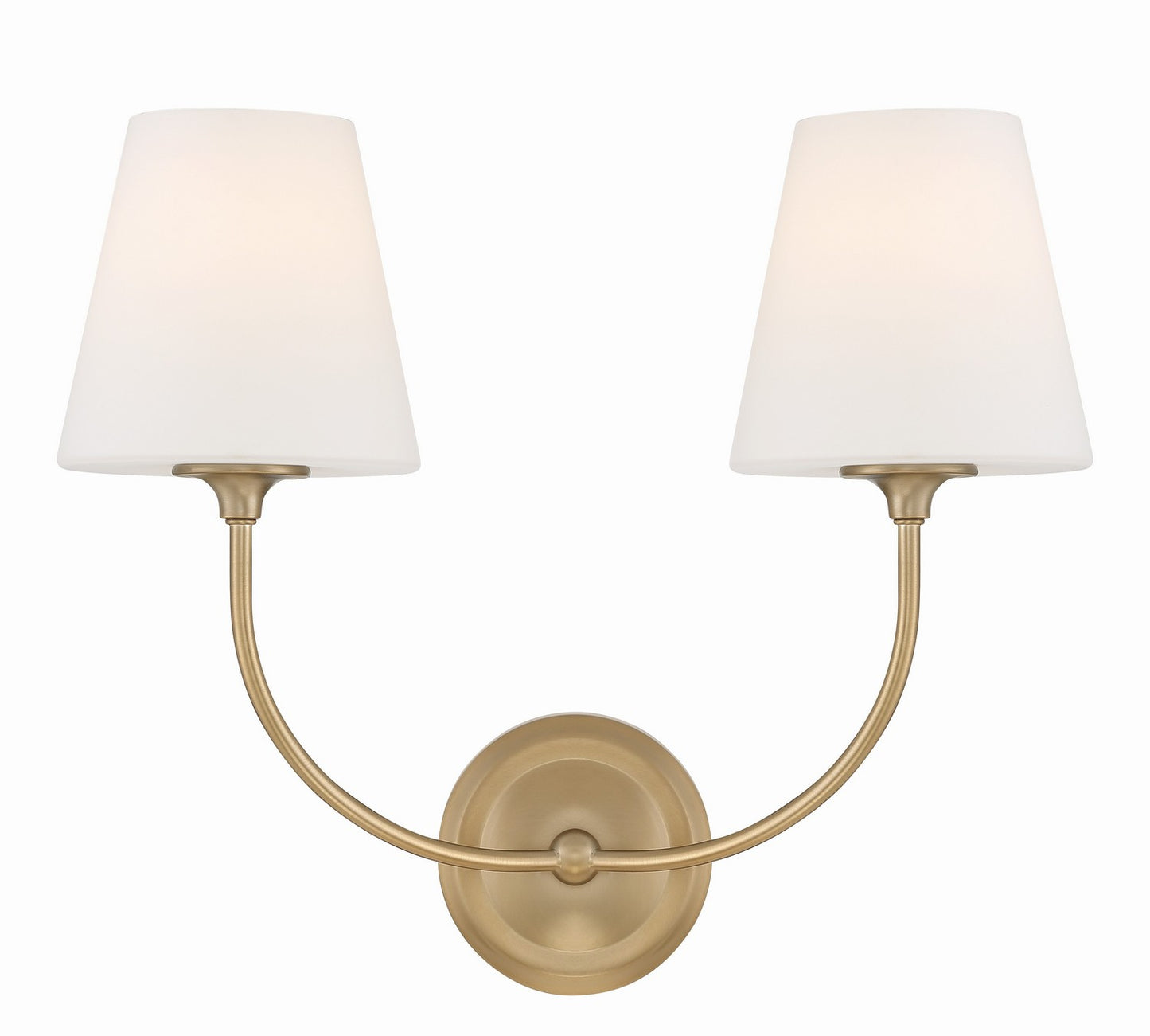 Crystorama - 2442-OP-VG - Two Light Wall Sconce - Sylvan - Vibrant Gold