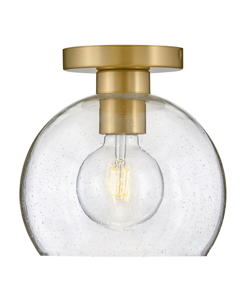 Lark - 83011LCB - LED Flush Mount - Rumi - Lacquered Brass