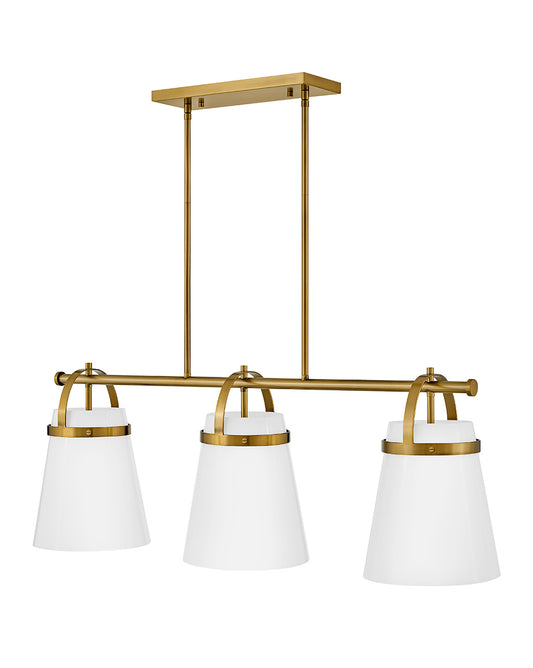 Lark - 83056LCB - LED Linear Chandelier - Tori - Lacquered Brass