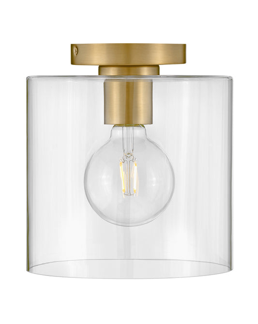 Lark - 83531LCB - LED Flush Mount - Pippa - Lacquered Brass