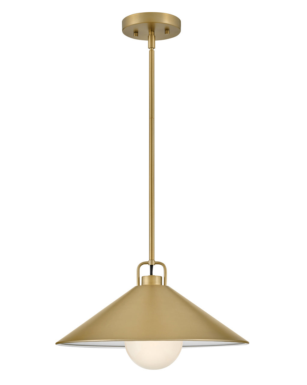 Lark - 84437LCB - LED Pendant - Milo - Lacquered Brass