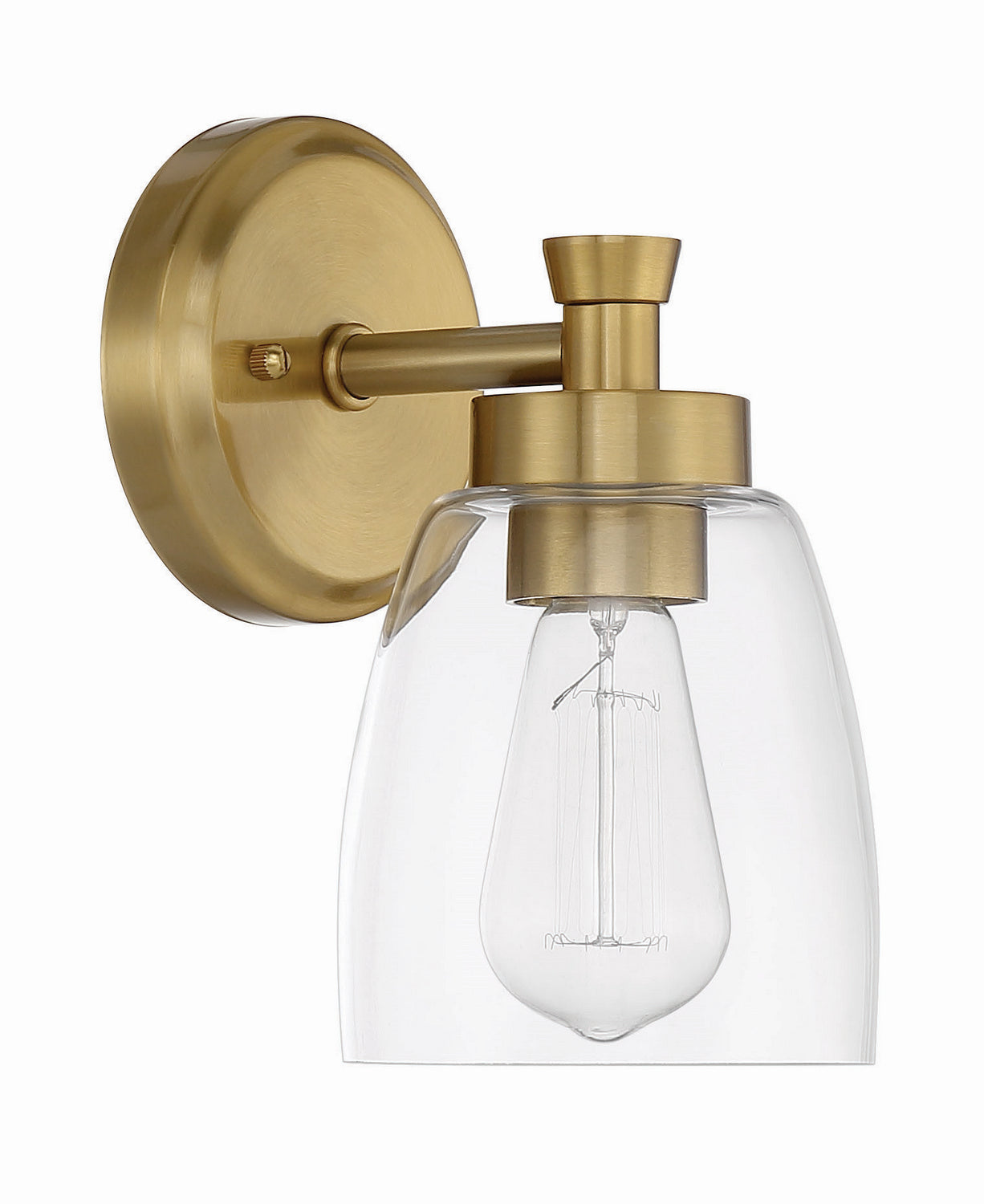 Craftmade - 12705SB1 - One Light Wall Sconce - Henning - Satin Brass