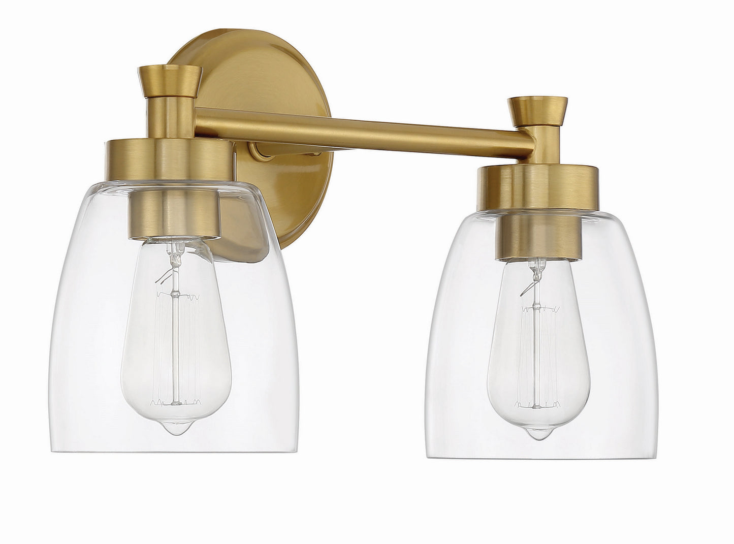 Craftmade - 12716SB2 - Two Light Vanity - Henning - Satin Brass