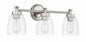 Craftmade - 12724PLN3 - Three Light Vanity - Henning - Polished Nickel