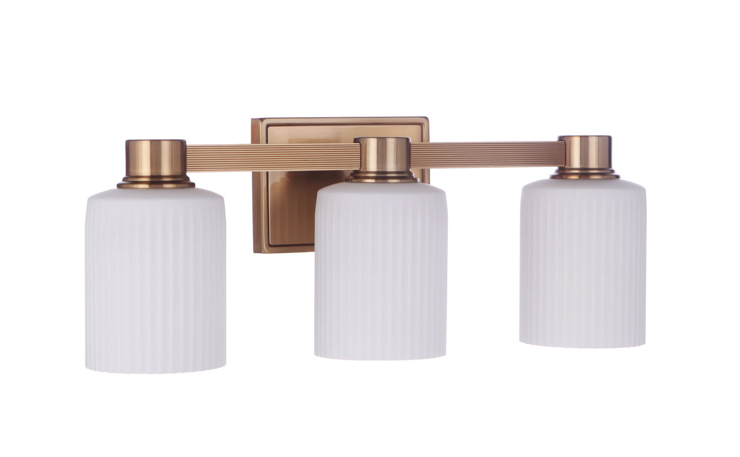 Craftmade - 12920SB3 - Three Light Vanity - Bretton - Satin Brass