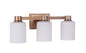 Craftmade - 12920SB3 - Three Light Vanity - Bretton - Satin Brass