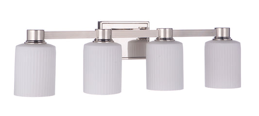 Craftmade - 12928PLN4 - Four Light Vanity - Bretton - Polished Nickel