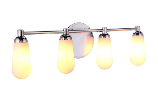 Craftmade - 13131BNKPLN4 - Four Light Vanity - Riggs - Brushed Polished Nickel / Polished Nickel
