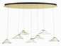 George Kovacs - P5402-718-L - LED Pendant - Sneer - Coal And Sun Gold
