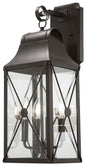 Minka-Lavery - 73292-143C - Four Light Outdoor Wall Mount - De Luz - Oil Rubbed Bronze W/ Gold High