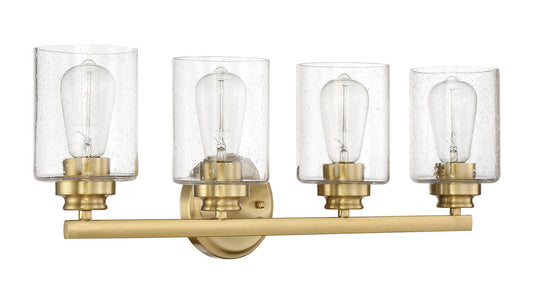 Craftmade - 50504-SB - Four Light Vanity - Bolden - Satin Brass