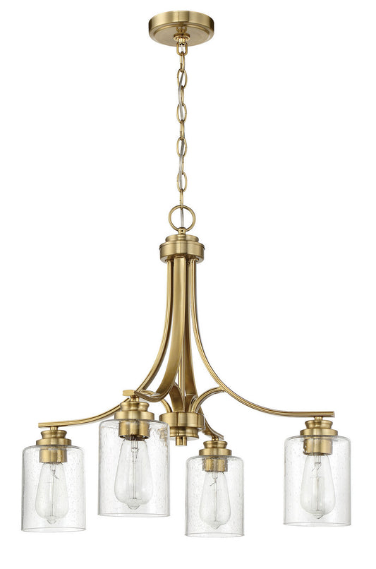 Craftmade - 50524-SB - Four Light Chandelier - Bolden - Satin Brass