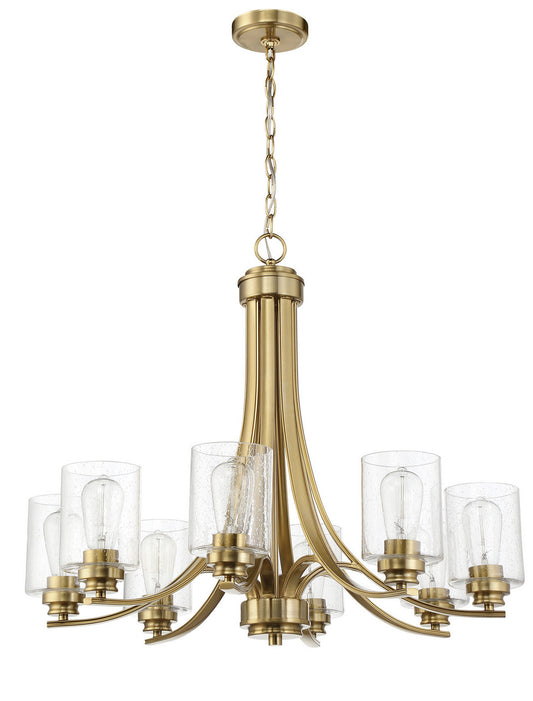 Craftmade - 50528-SB - Eight Light Chandelier - Bolden - Satin Brass